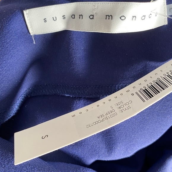 Susana Monaco Strapless navy blue dress - Picture 8 of 8